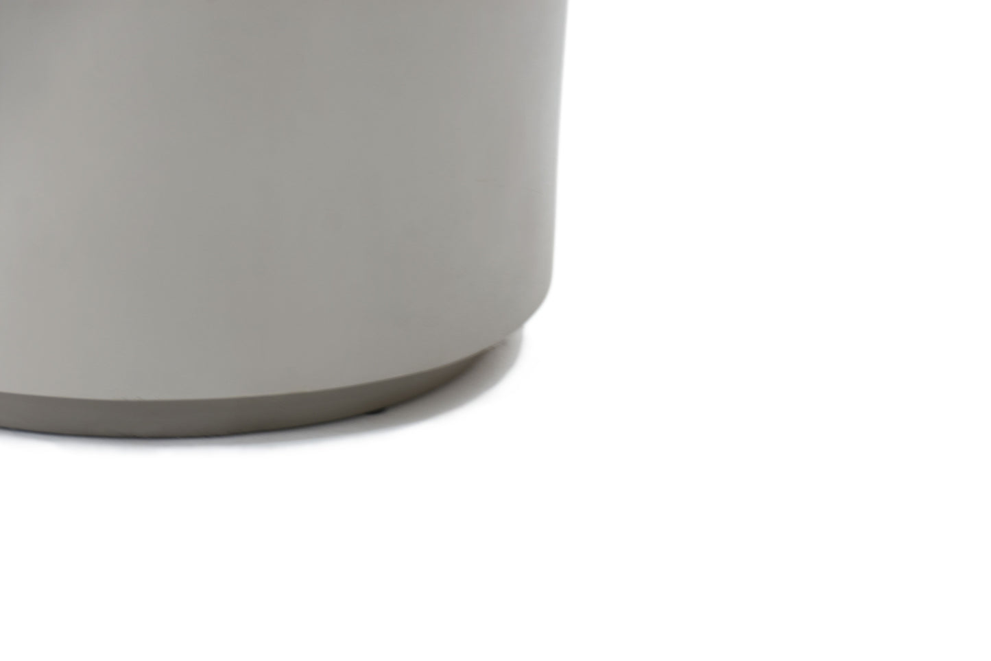 Elementi Home Rome 18" Large Space Grey Concrete Side Table