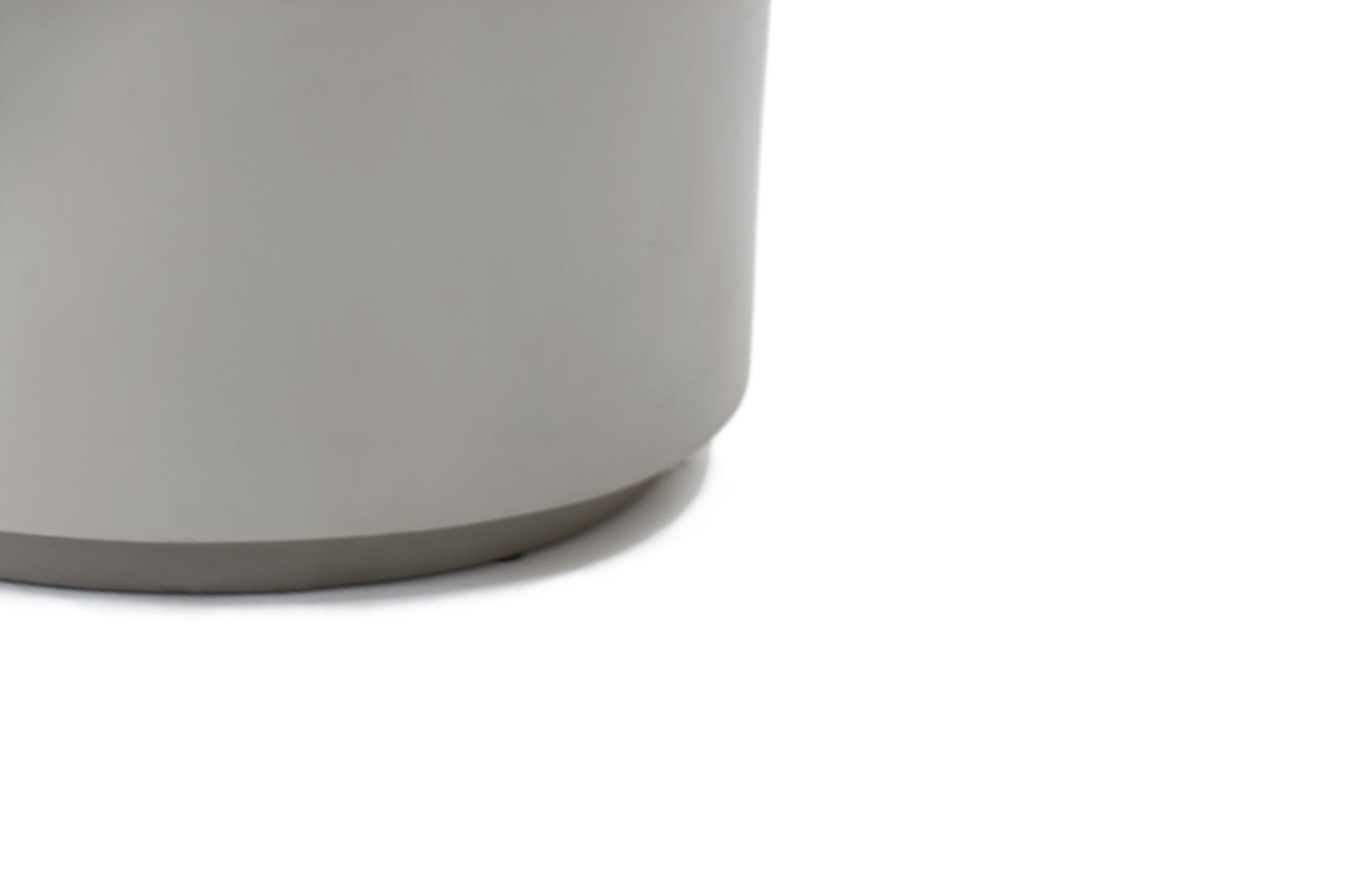 Elementi Home Rome 18" Large Space Grey Concrete Side Table