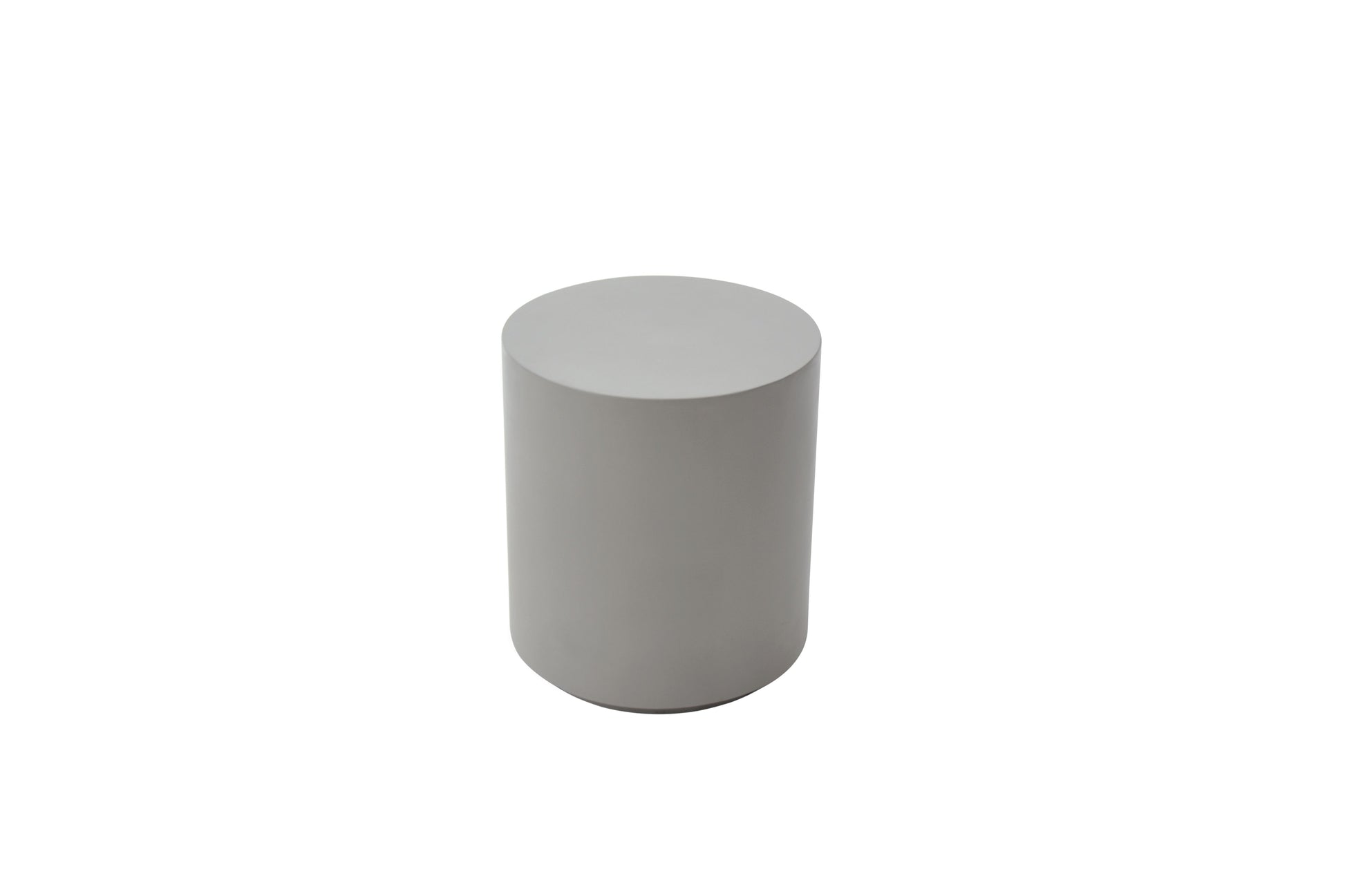 Elementi Home Rome 18" Large Space Grey Concrete Side Table