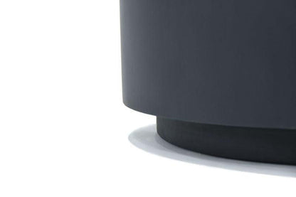 Elementi Home Rome 34" Medium Slate Black Concrete Coffee Table