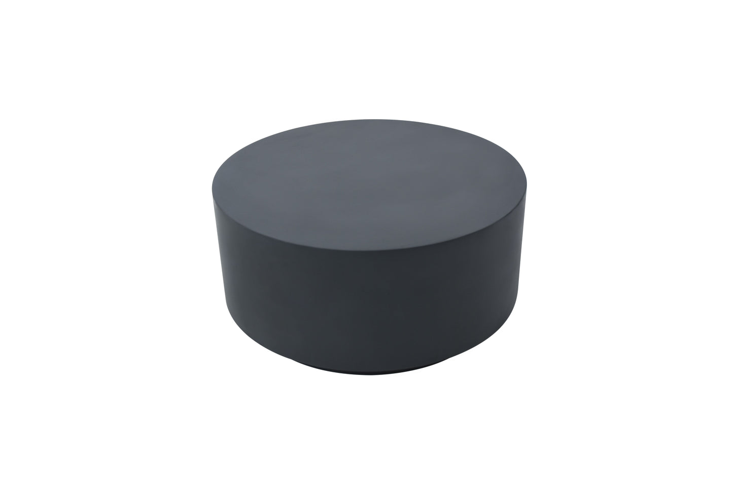 Elementi Home Rome 34" Medium Slate Black Concrete Coffee Table