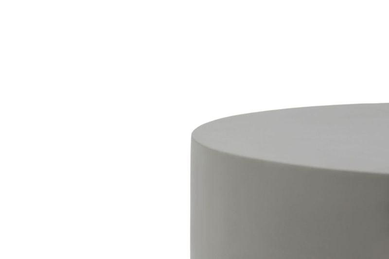 Elementi Home Rome 34" Medium Space Grey Concrete Coffee Table