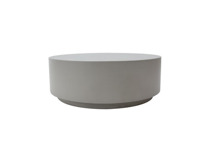 Elementi Home Rome 40" Large Space Grey Concrete Coffee Table