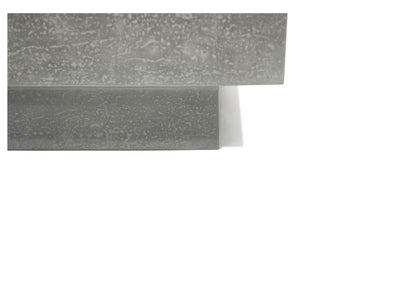 Elementi Home Tevere 34" Medium Rectangle Space Grey Concrete Coffee Table