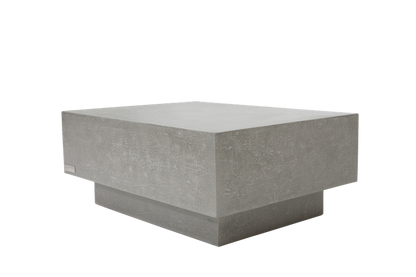 Elementi Home Tevere 34" Medium Rectangle Space Grey Concrete Coffee Table