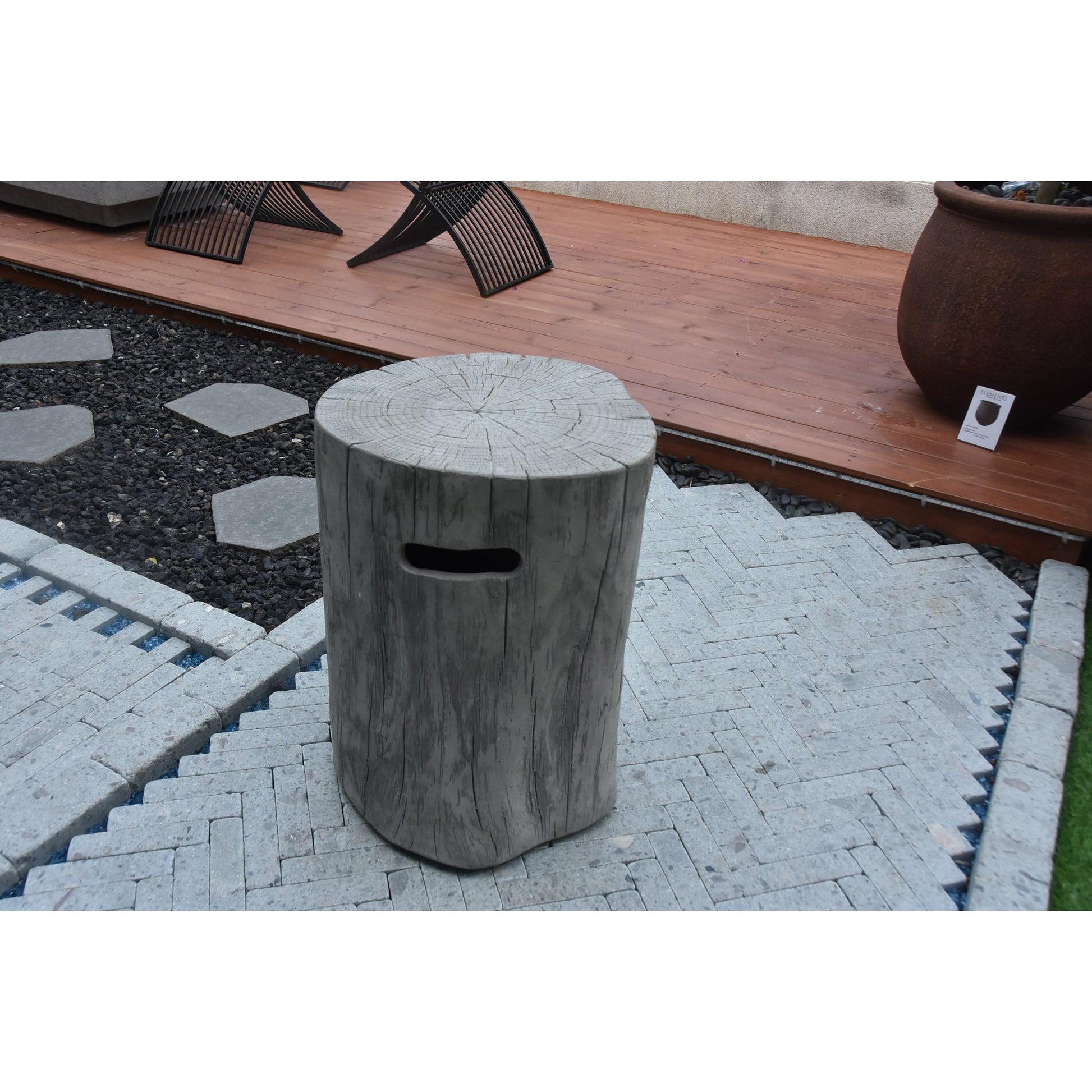 Elementi Manchester 20" Classic Gray Concrete Propane Tank Cover