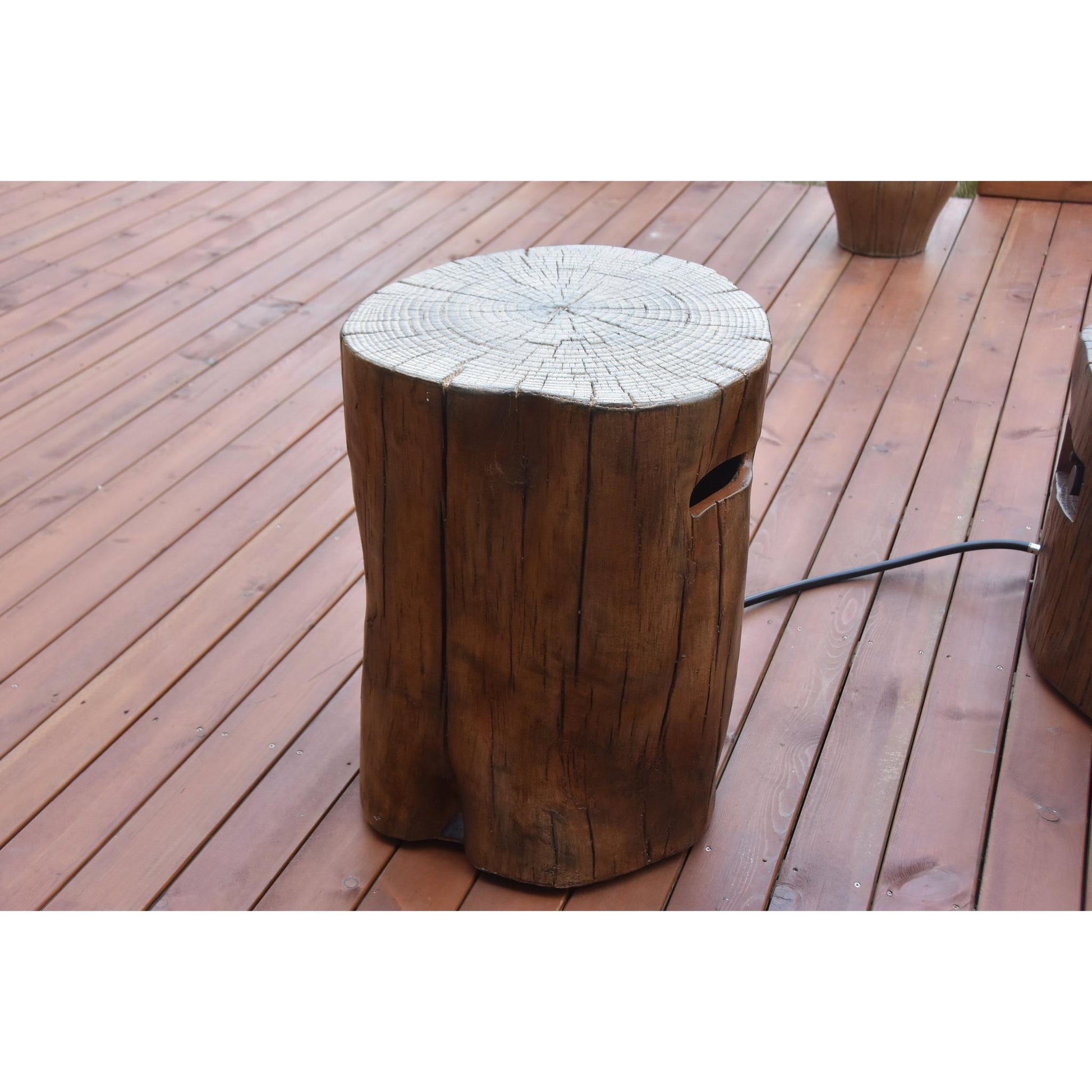 Elementi Manchester 20" Redwood Concrete Propane Tank Cover