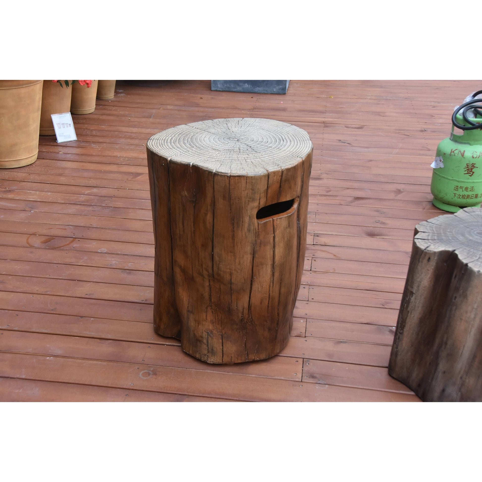 Elementi Manchester 20" Redwood Concrete Propane Tank Cover