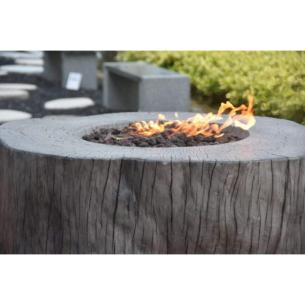 Elementi Manchester 39" Classic Gray Concrete Liquid Propane Fire Table