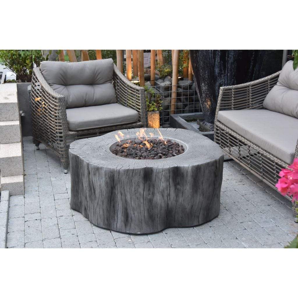 Elementi Manchester 39" Classic Gray Concrete Liquid Propane Fire Table