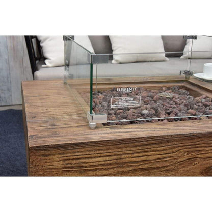 Elementi Naples 28" Concrete Gas Coffee Table