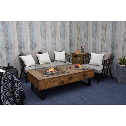 Elementi Naples 28" Concrete Gas Coffee Table