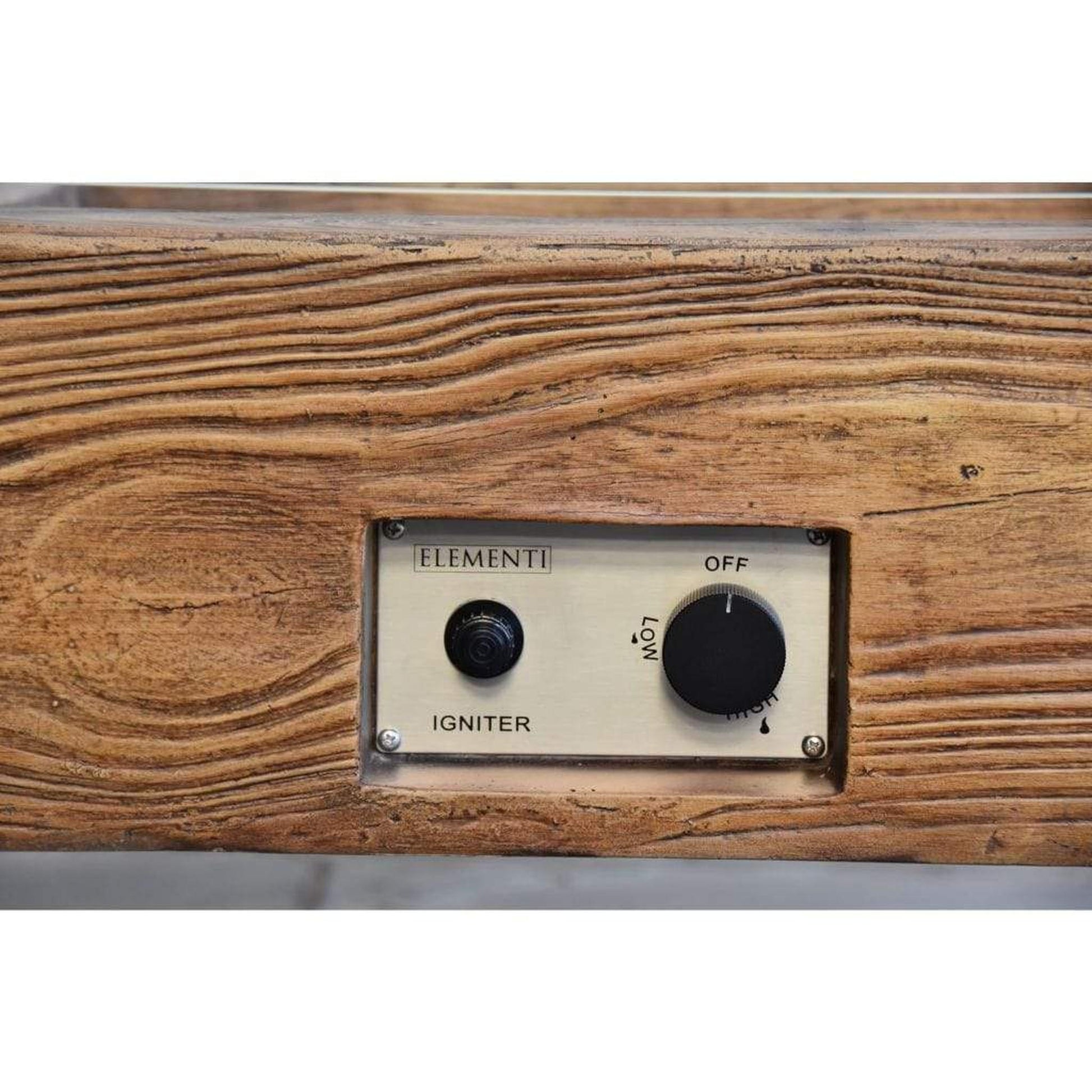 Elementi Naples 28" Concrete Gas Coffee Table