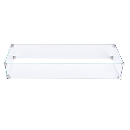 Elementi Plus 15" Rectangle Clear Tempered Glass Wind Screen For OFG410/OFG415 (ONC05-021)