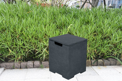 Elementi Plus 16" x 21" Square Dark Grey Concrete Tank Cover (ONB405)