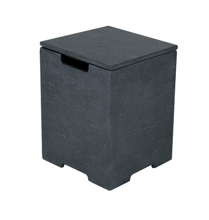Elementi Plus 16" x 21" Square Dark Grey Concrete Tank Cover (ONB405)