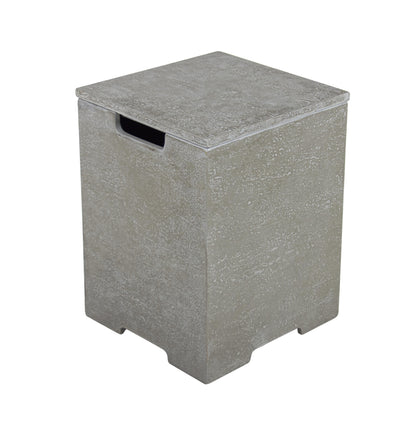 Elementi Plus 16" x 21" Square Light Grey Concrete Tank Cover (ONB405)