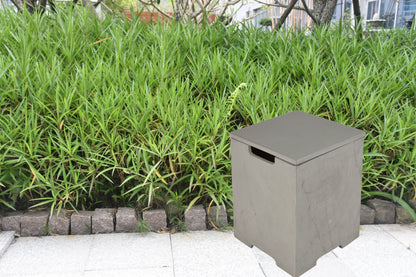 Elementi Plus 16" x 21" Square Space Grey Concrete Tank Cover (ONB403)