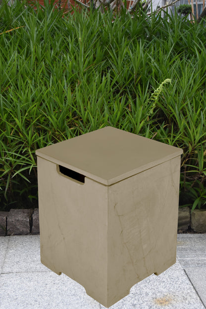 Elementi Plus 16" x 21" Square Sunlight Yellow Concrete Tank Cover (ONB403)