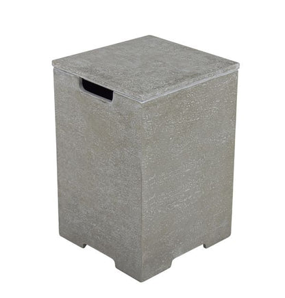 Elementi Plus 16" x 25" Square Light Grey Concrete Tank Cover (ONB406)