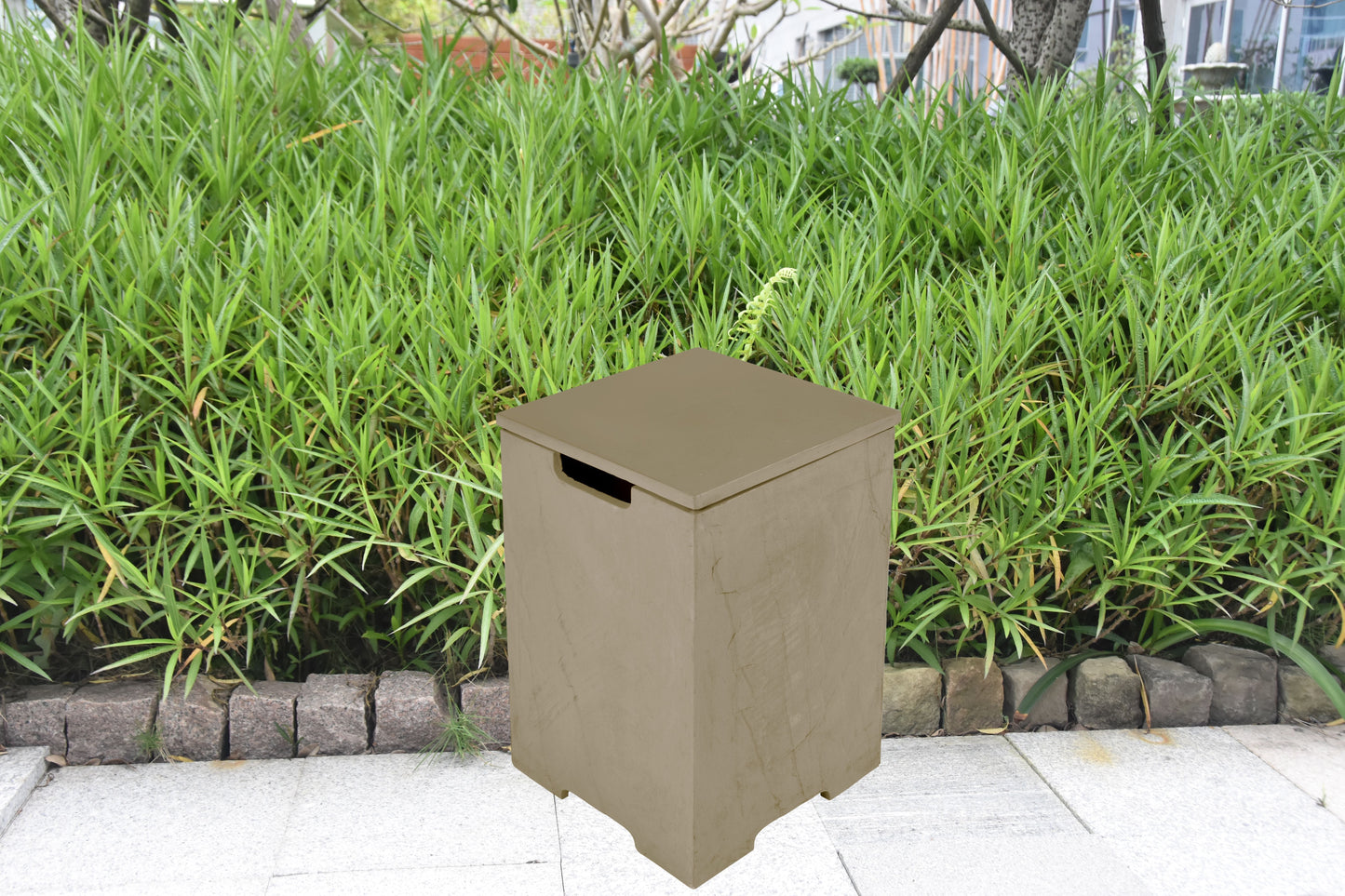 Elementi Plus 16" x 25" Square Sunlight Yellow Concrete Tank Cover (ONB404)