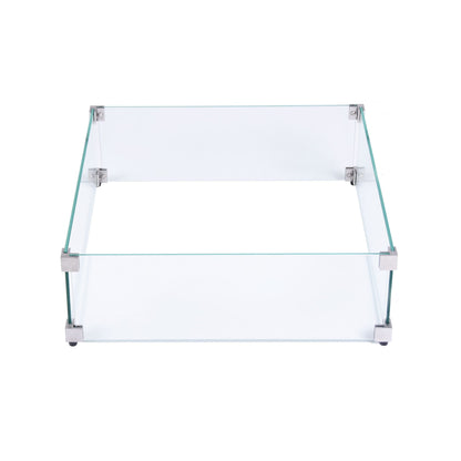 Elementi Plus 24" Square Clear Tempered Glass Wind Screen For OFG411/OFG413/OFG416/OFG419 (ONC05-020)