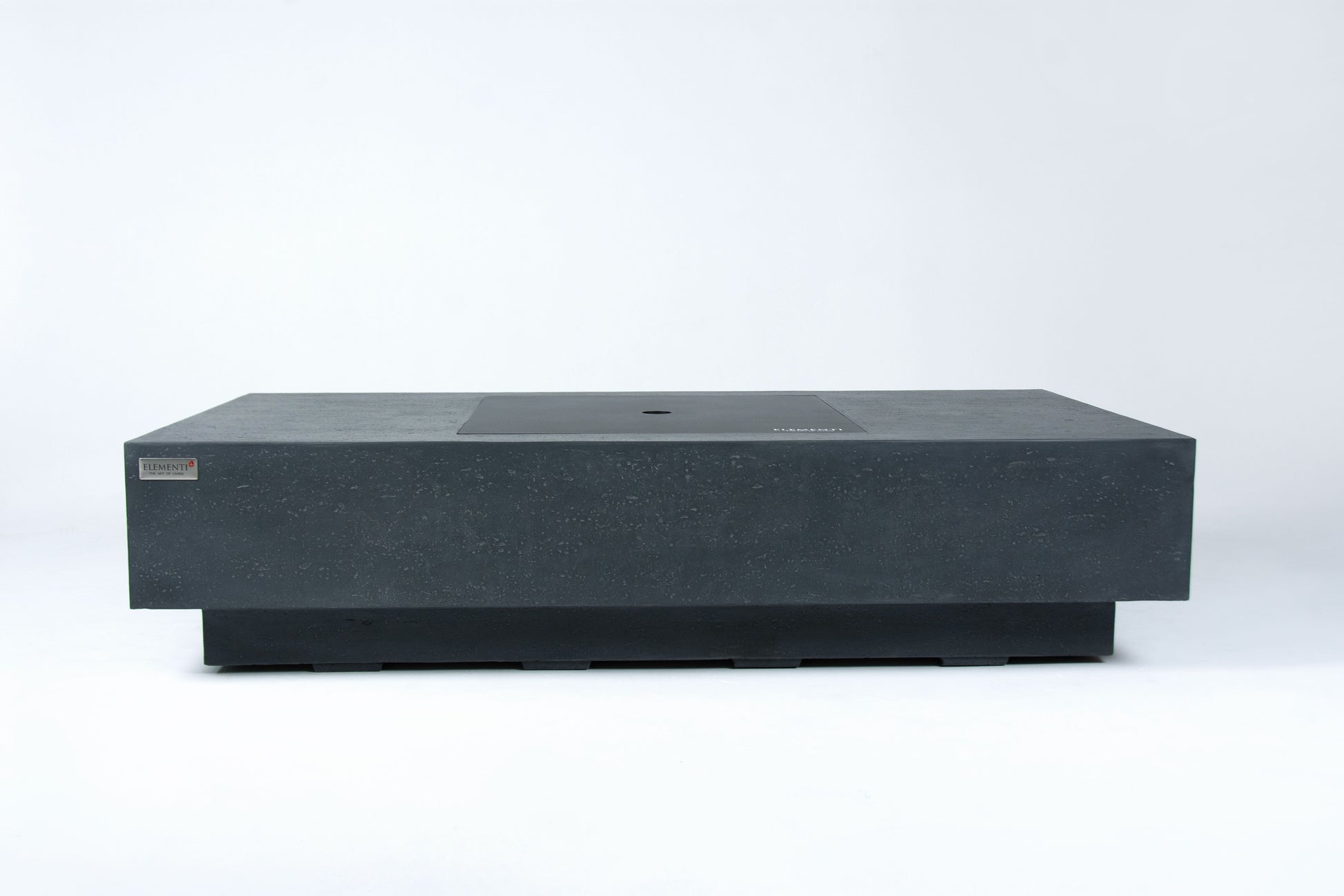 Elementi Plus Cannes 32" Rectangle Dark Grey Concrete Natural Gas Fire Table