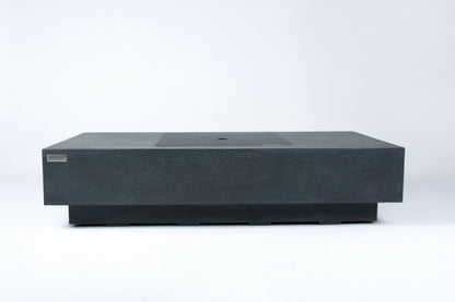 Elementi Plus Cannes 32" Rectangle Dark Grey Concrete Natural Gas Fire Table