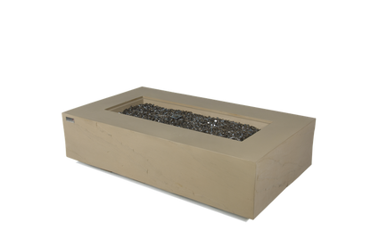 Elementi Plus Colorado 32" Rectangle Sunlight Yellow Concrete Sandstone Natural Gas Fire Table