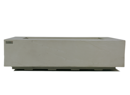 Elementi Plus Meteora 32" Rectangle Space Grey Concrete Liquid Propane Sandstone Fire Table