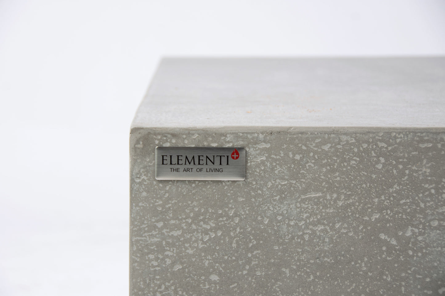 Elementi Plus Monte Carlo 32" Rectangle Light Grey Concrete Liquid Propane Fire Table