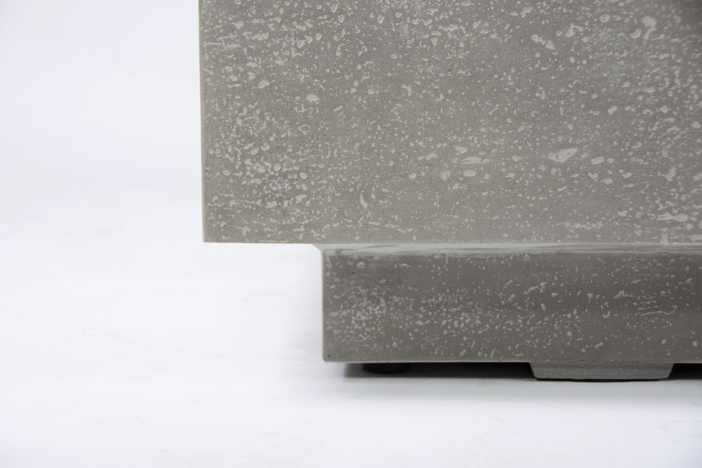 Elementi Plus Monte Carlo 32" Rectangle Light Grey Concrete Liquid Propane Fire Table