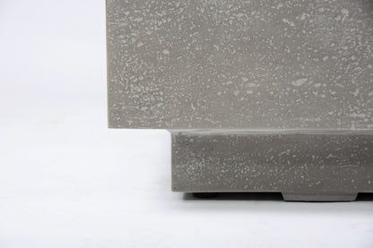 Elementi Plus Monte Carlo 32" Rectangle Light Grey Concrete Liquid Propane Fire Table