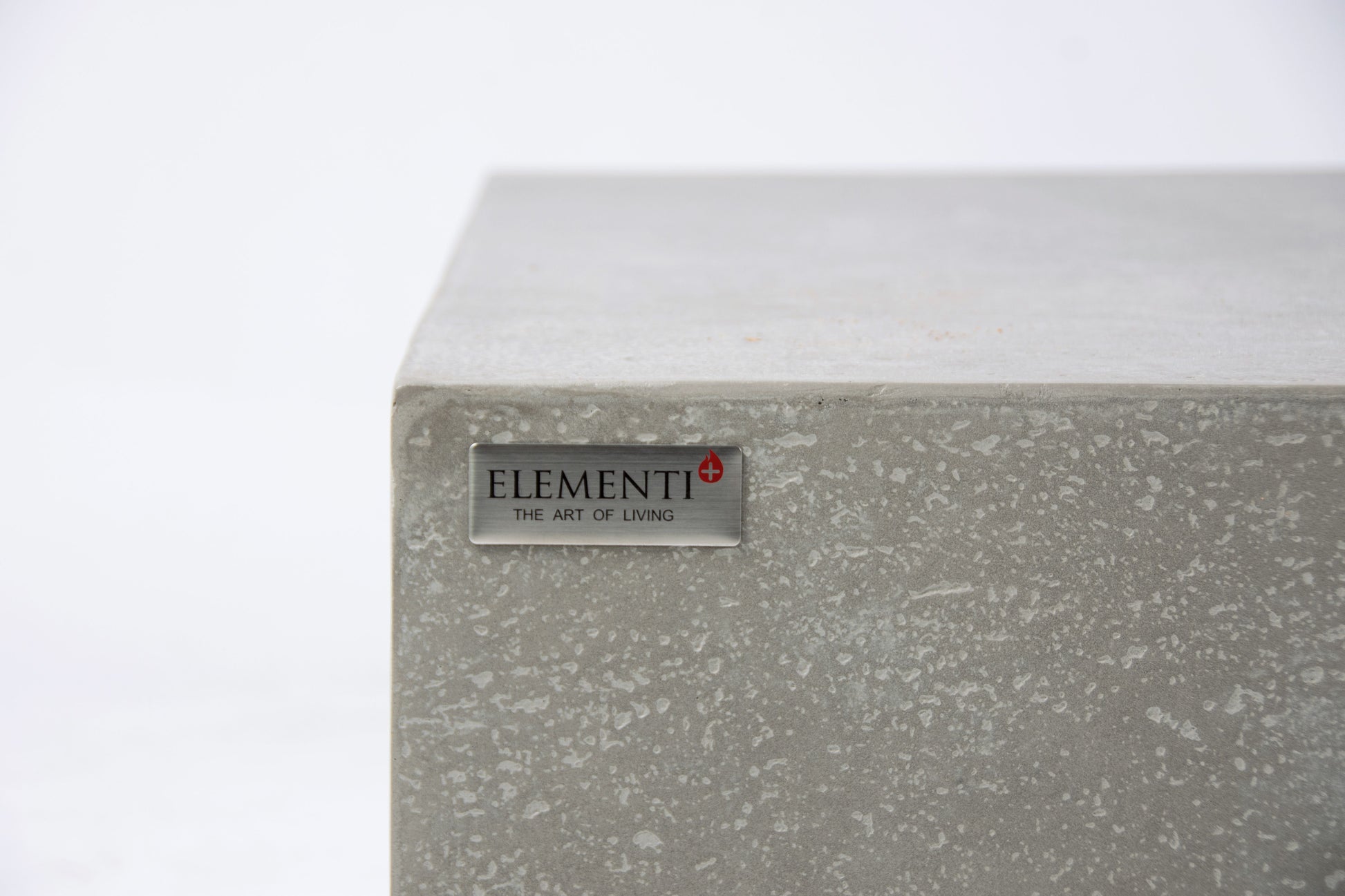 Elementi Plus Monte Carlo 32" Rectangle Light Grey Concrete Natural Gas Fire Table