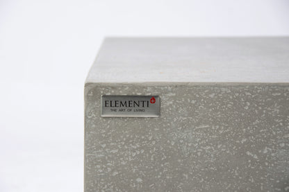 Elementi Plus Monte Carlo 32" Rectangle Light Grey Concrete Natural Gas Fire Table