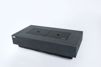 Elementi Plus Positano 32" Rectangle Dark Grey Concrete Liquid Propane Fire Table