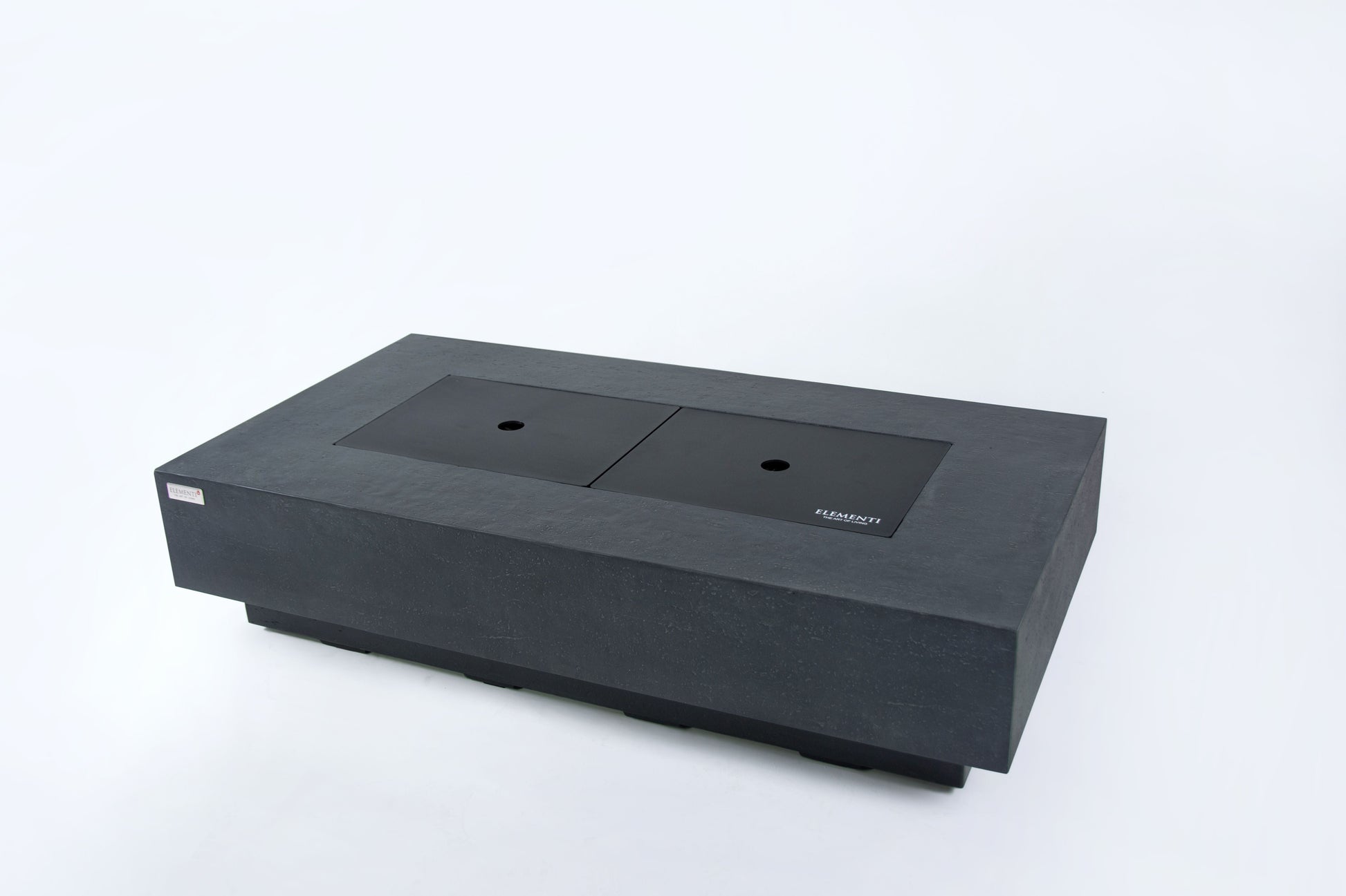 Elementi Plus Positano 32" Rectangle Dark Grey Concrete Natural Gas Fire Table