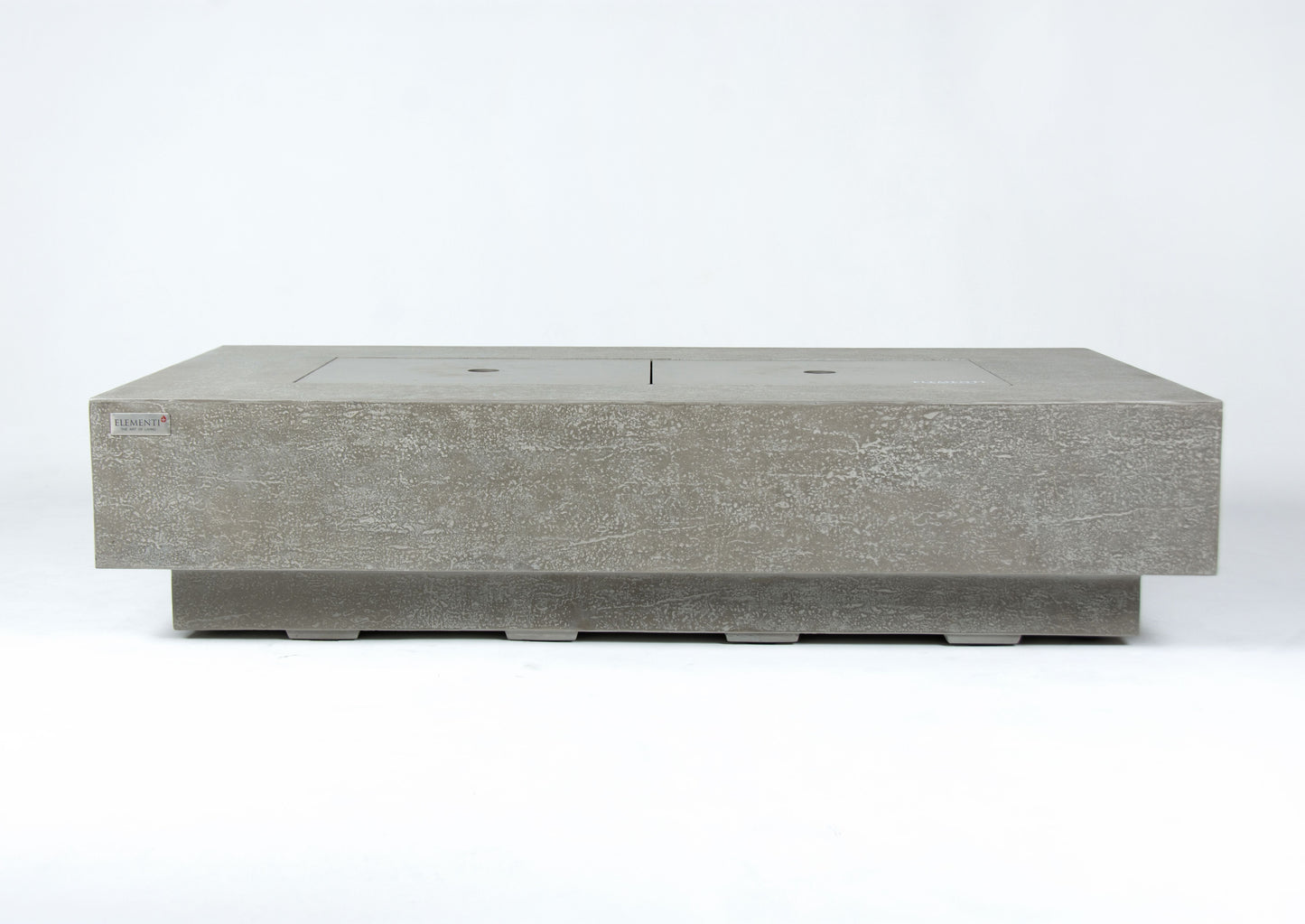 Elementi Plus Riviera 32" Rectangle Light Grey Concrete Natural Gas Fire Table