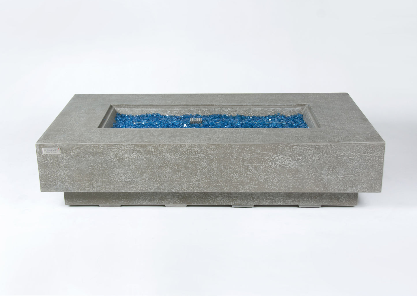 Elementi Plus Riviera 32" Rectangle Light Grey Concrete Natural Gas Fire Table