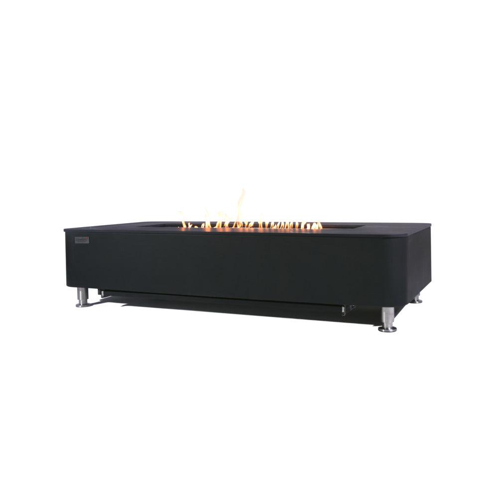 Elementi Plus Valencia 30" Bulgaria Black Liquid Propane Marble Porcelain Fire Table