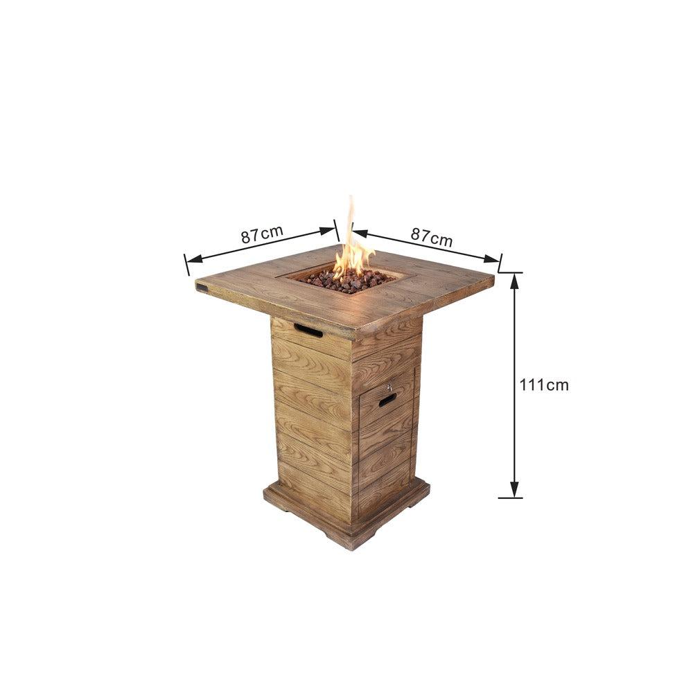 Elementi Fire 34" Rova Bar Table