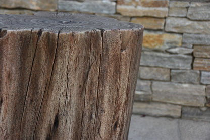 Elementi Warren 15" Driftwood Concrete Seat ONE01-103