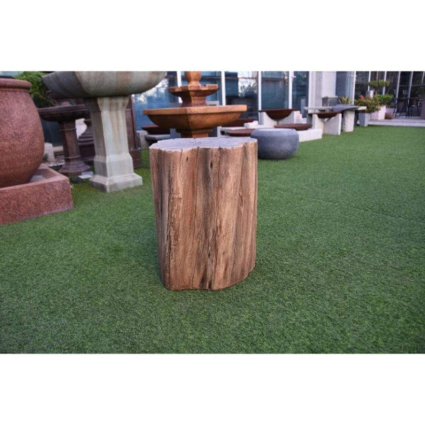 Elementi Warren 15" Redwood Concrete Seat ONE01-103