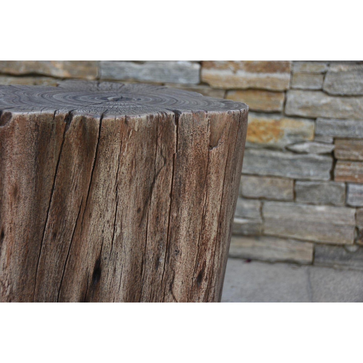 Elementi Warren 15" Redwood Concrete Seat ONE01-103