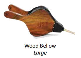 Emily Rose Large Brown Wooden Bellows