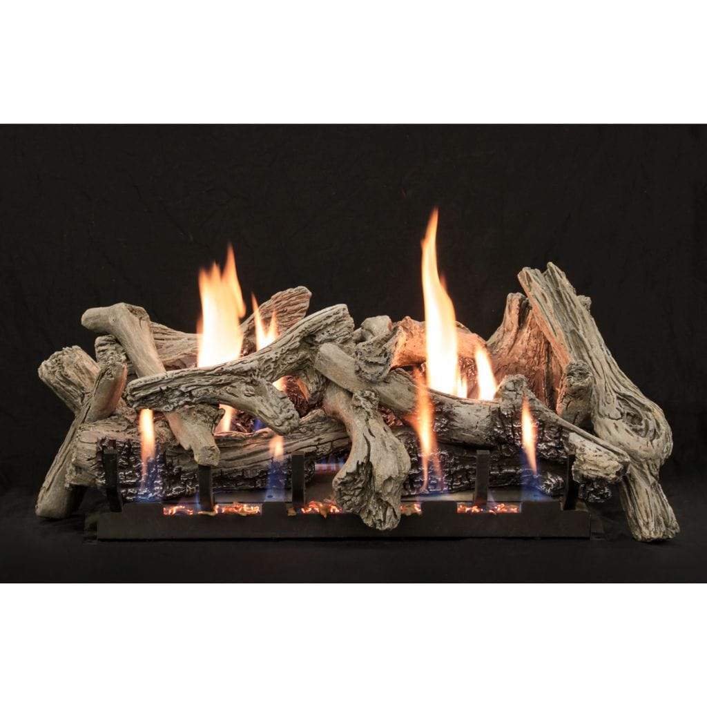 Empire 18" Driftwood - Burncrete Refractory Log Set - US Fireplace Store
