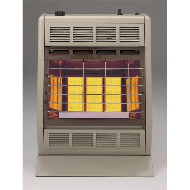 Empire 18" Hydraulic Thermostat, White 18,000 Btu, Vent-Free Infrared Heater