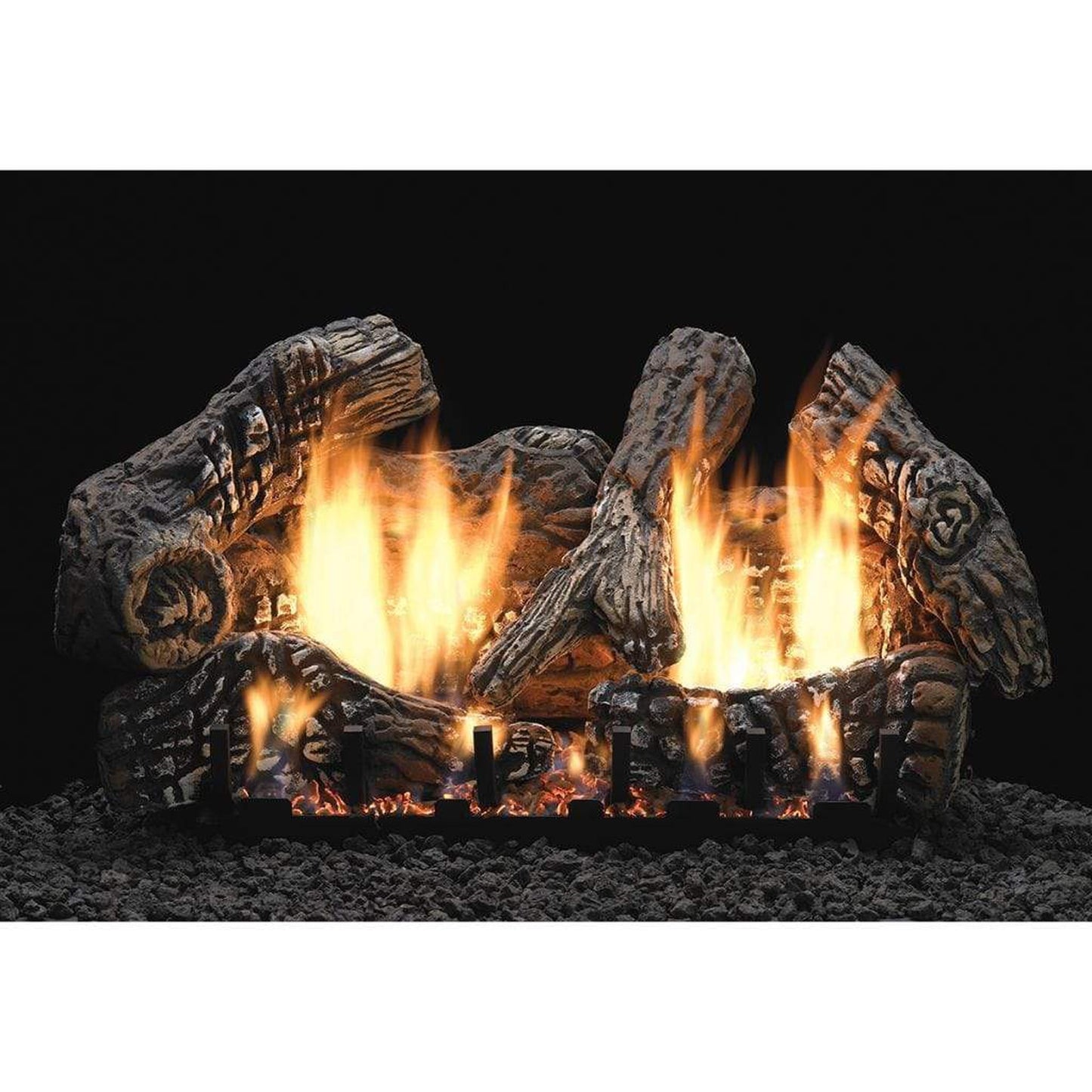 Empire 18" Super Charred Oak Ceramic Fiber Vented/Vent-Free Log Set