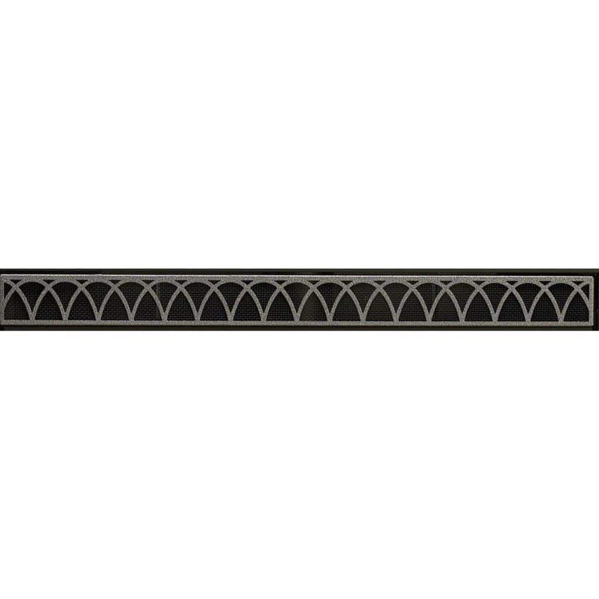 Empire 22" Black Arch Louvers for Peninsula Fireplace
