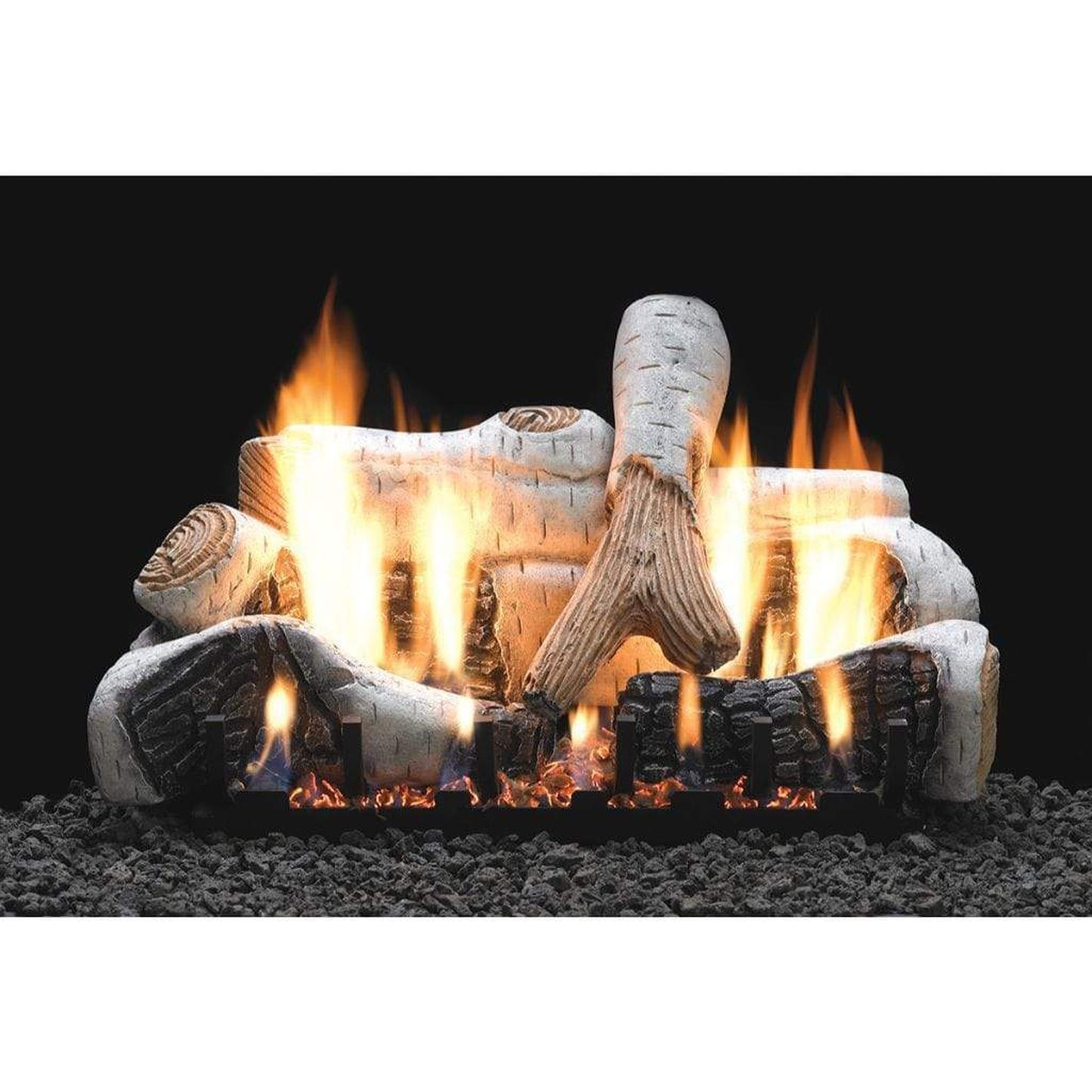 Empire 24" Birch Ceramic Fiber Vented/Vent-Free Log Set